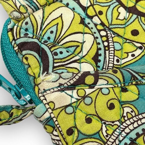 Vera Bradley Peacock Mini Hipster Wallet Crossbody Purse Cosmetic Coin Bag - Picture 7 of 10